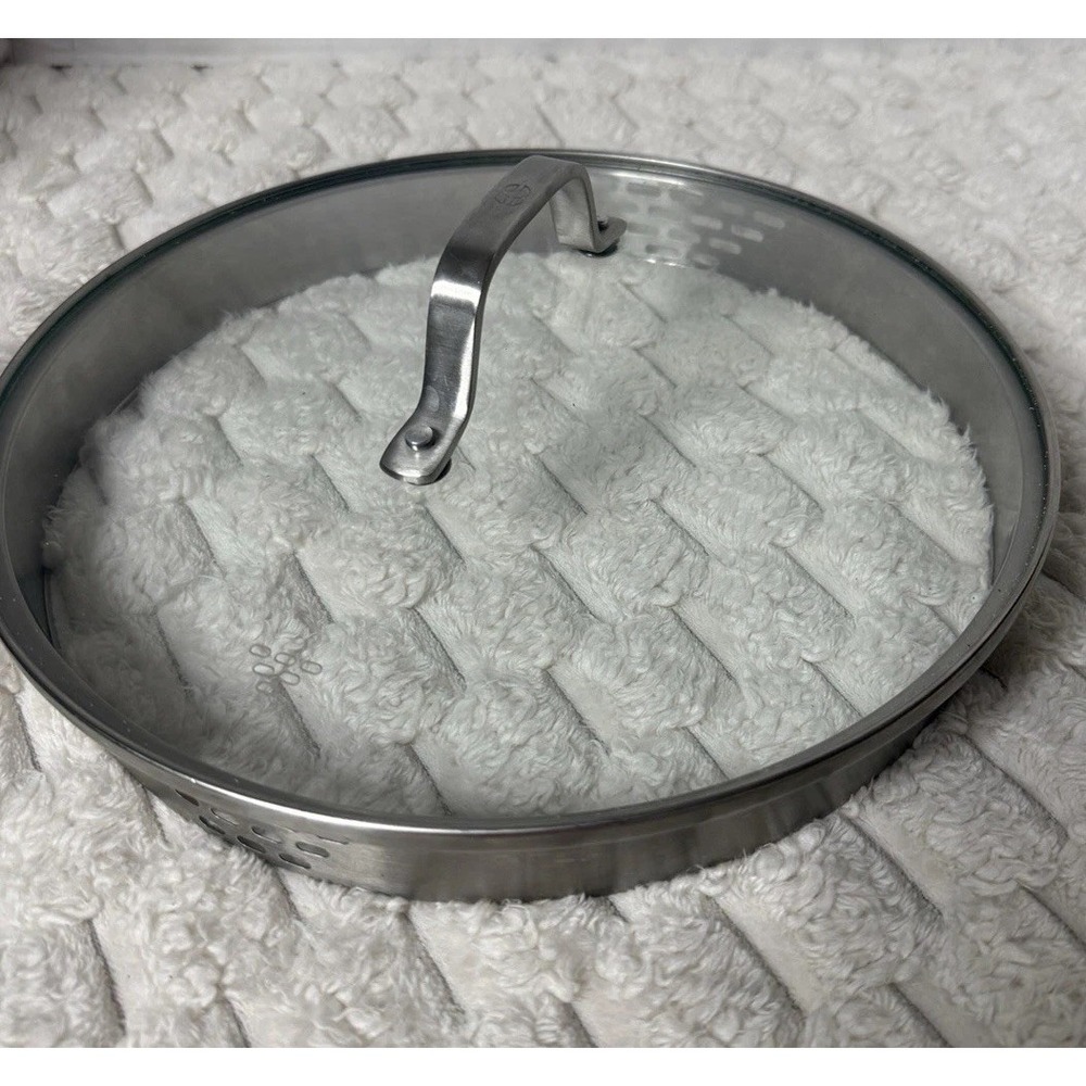Calphalon Tempered Glass Lid ONLY 12" Outer 10"Inside DM Lid Pot Replacement